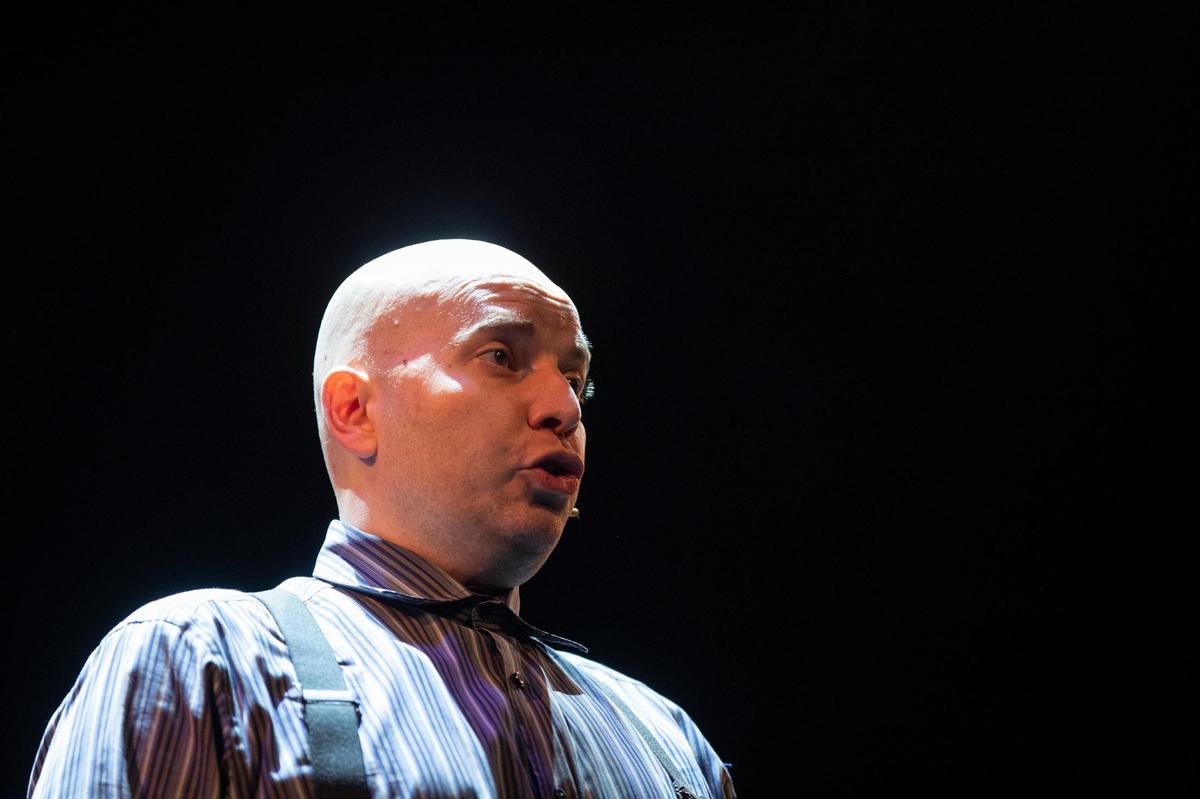 After his turn as Scuttle the Seagull in “The Little Mermaid” last month, Brance Cornelius portrays “Mr. Cellophane” Amos in The Lexington Theatre Company’s production of “Chicago” at the Lexington Opera House.