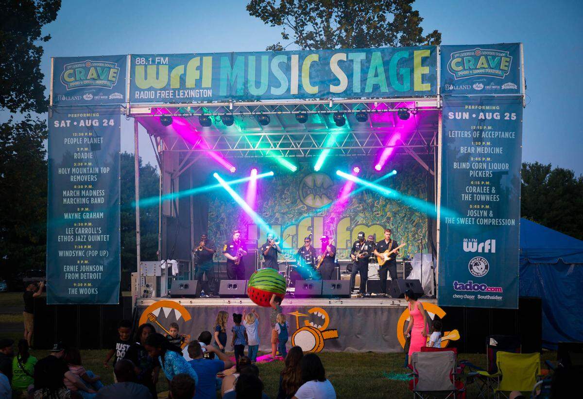 Crave will have live music during the two-day festival at Masterson Station Park.