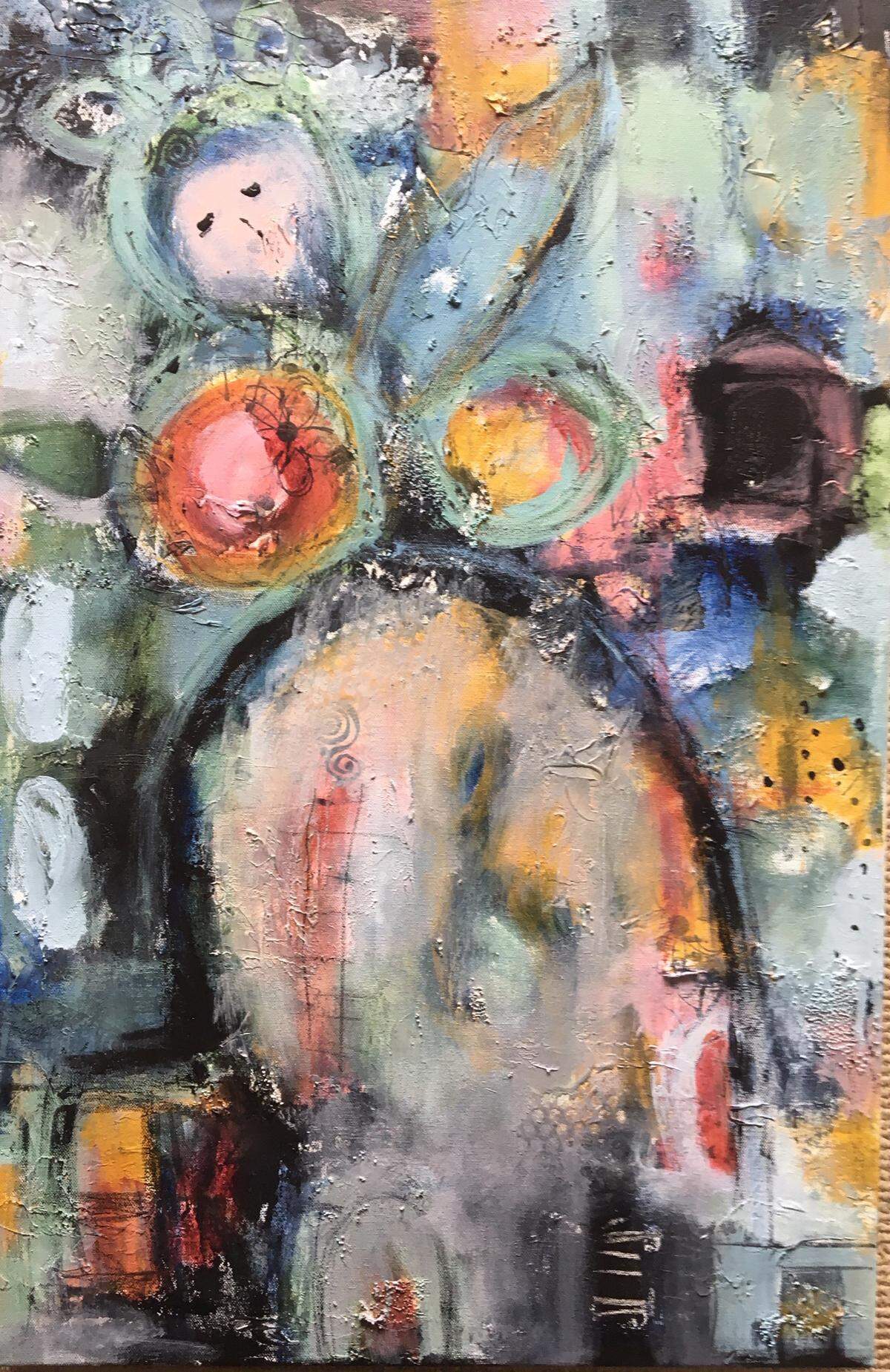 “Angel of Fear” (Self-Portrait) by Patti Edmon