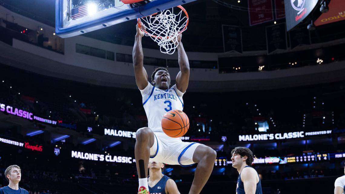 Adou Thiero returned from injury, and gave Kentucky basketball a needed physical presence