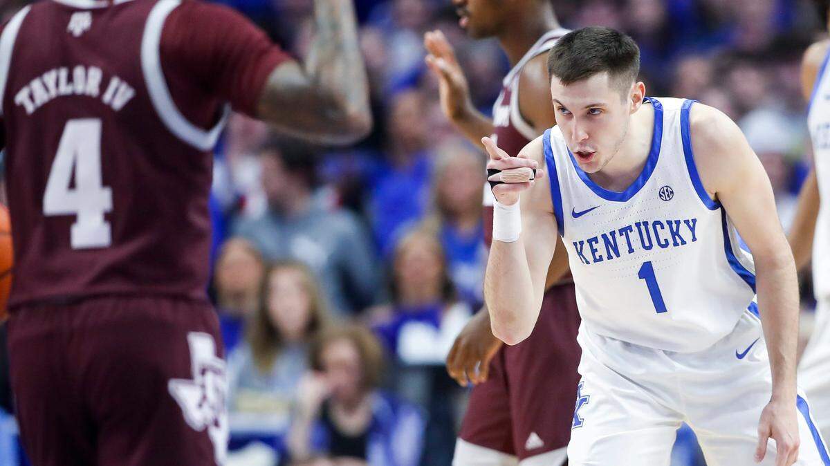 Kentucky guard CJ Fredrick averaged 6.1 points per game for the Wildcats during the 2022-23 season.