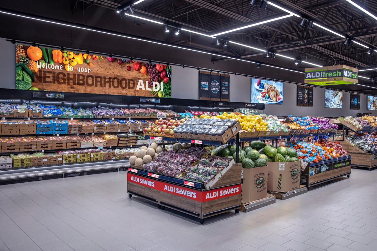 Aldi is looking to take over the former Buybuy Baby location in the Southglen shopping center.