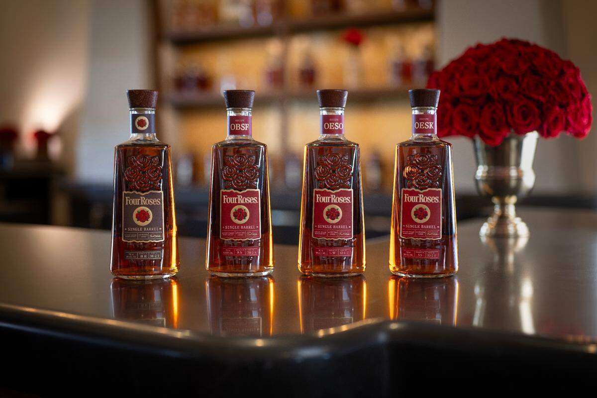The new Four Roses Single Barrel Collection will be available in early January, perfect for a slightly belated holiday present.