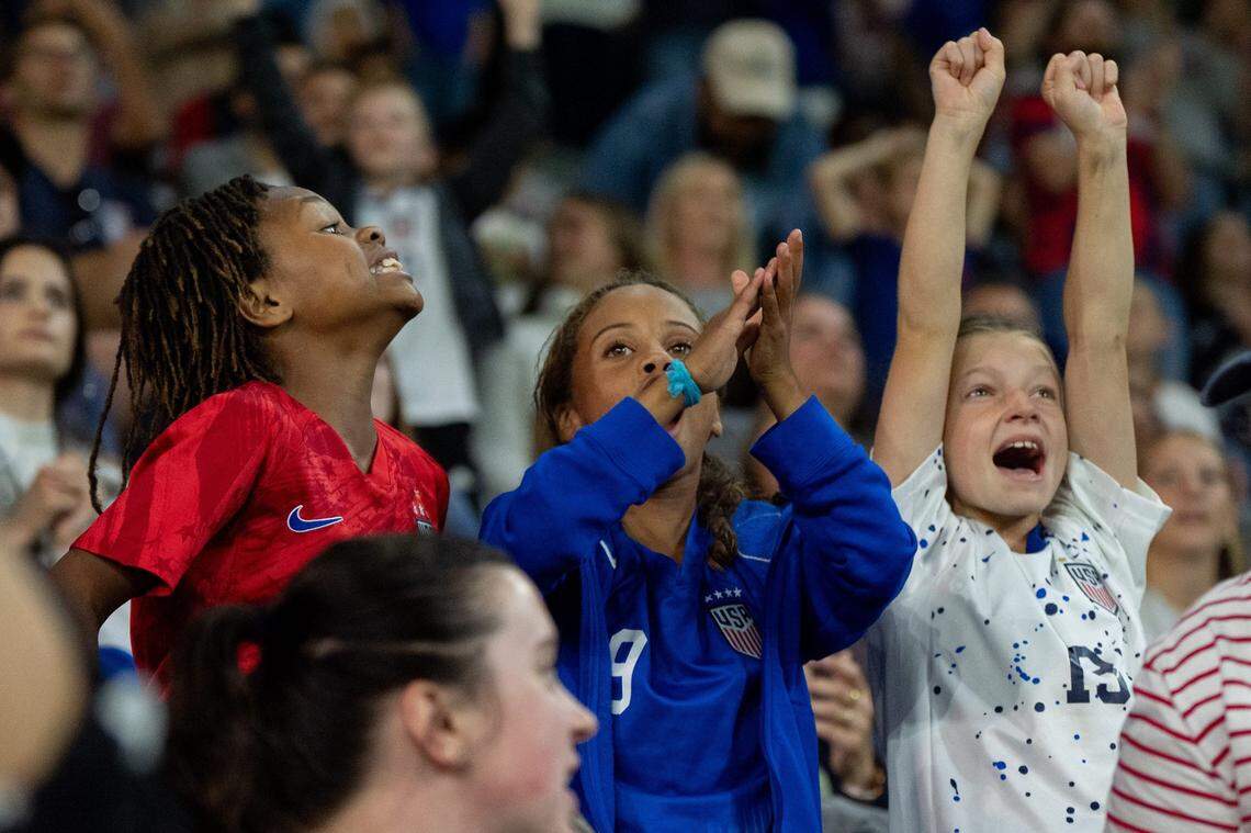 The largest crowd ever to watch a women’s match in Louisville’s Lynn Family Stadium created a festive atmosphere for soccer in Kentucky on Wednesday night.