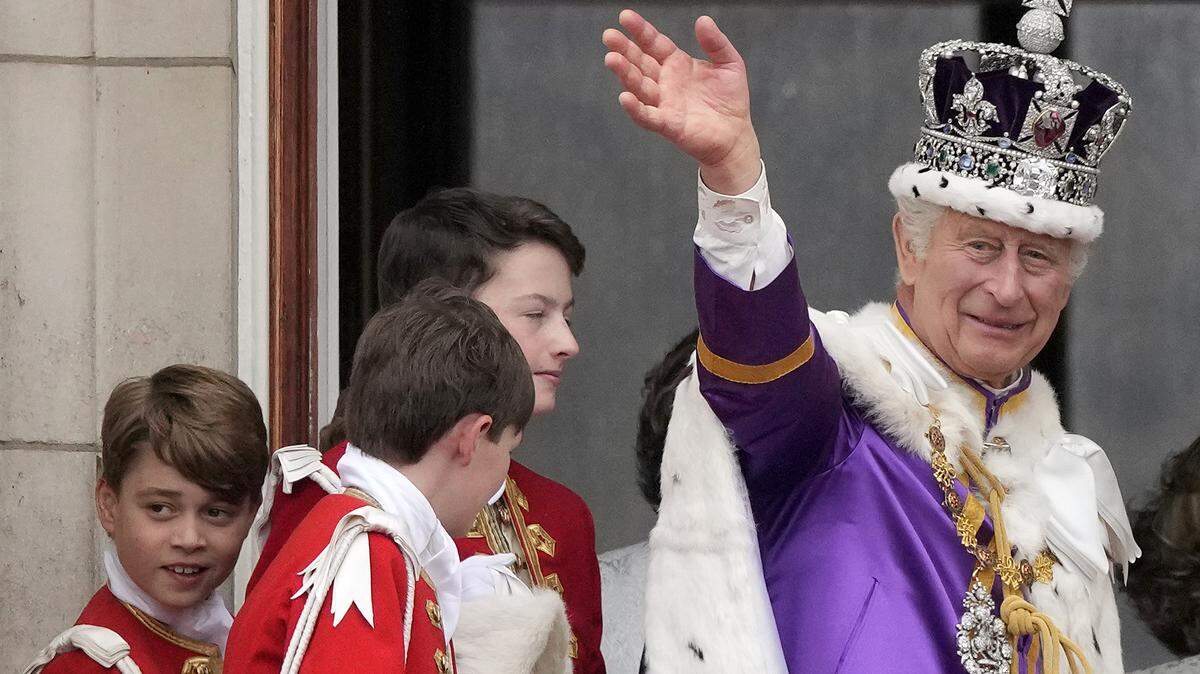 King Charles III, shortly after his coronation in Westminster Abbey
