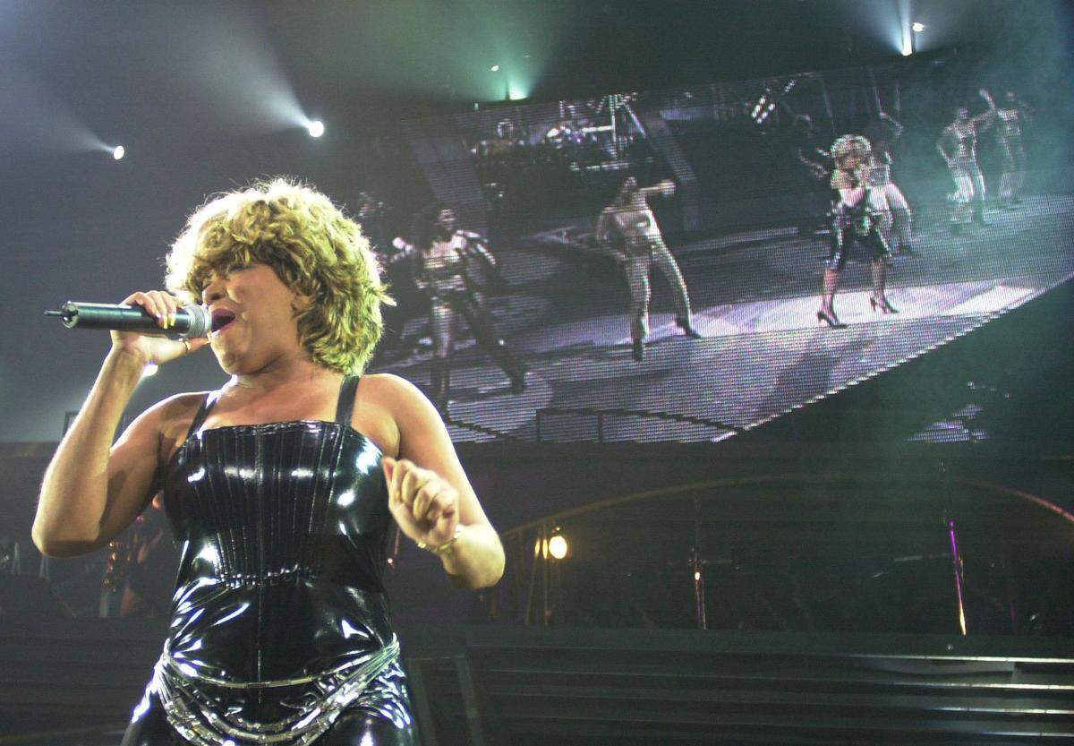 Tina Turner took to the Rupp Arena the stage Louisville Nov. 3, 2000, albeit several hours late, after her bus driver mistakenly drove to Louisville’s Freedom Hall.