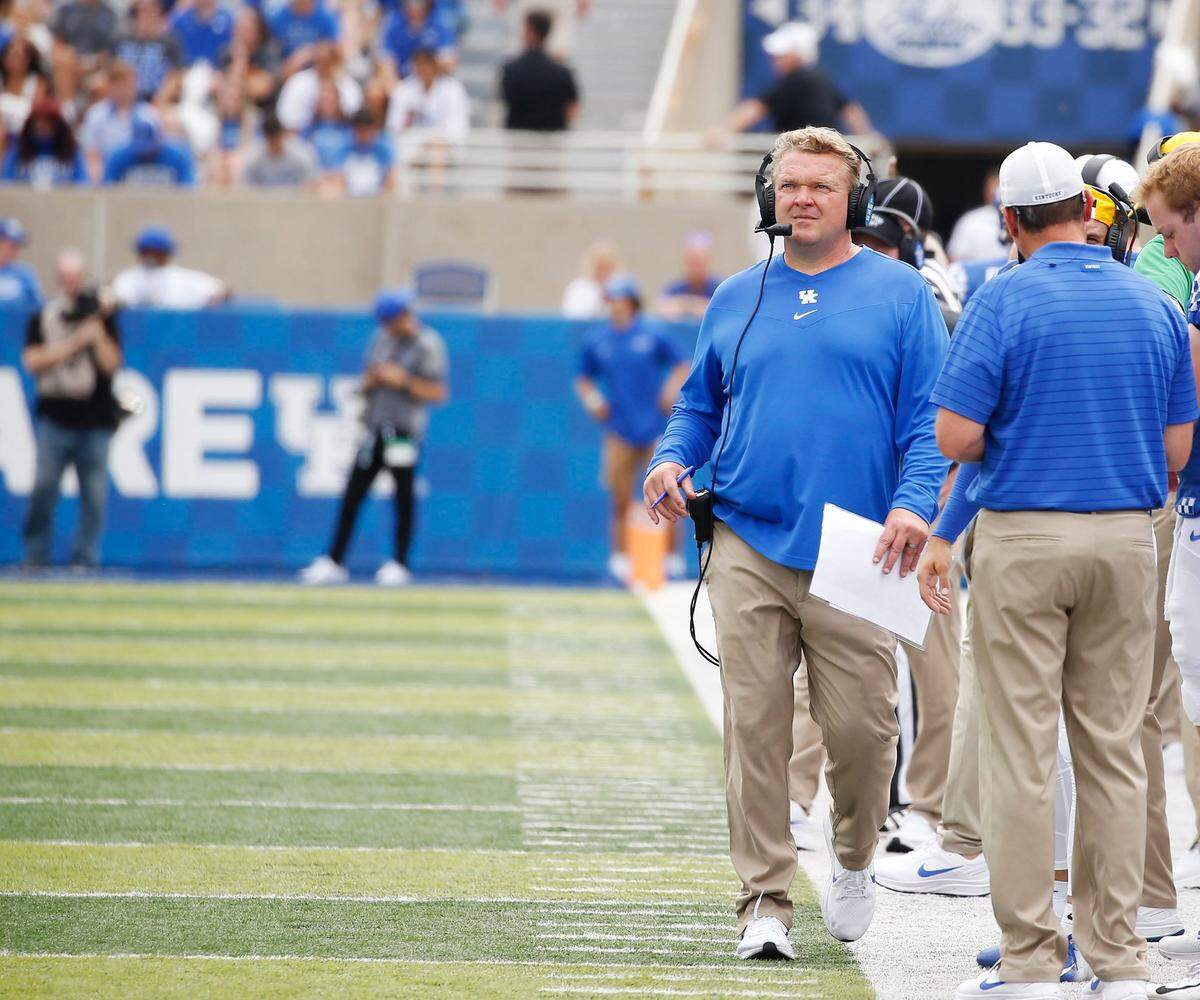 Offensive line coach Eric Wolford left for Alabama after one season at Kentucky.