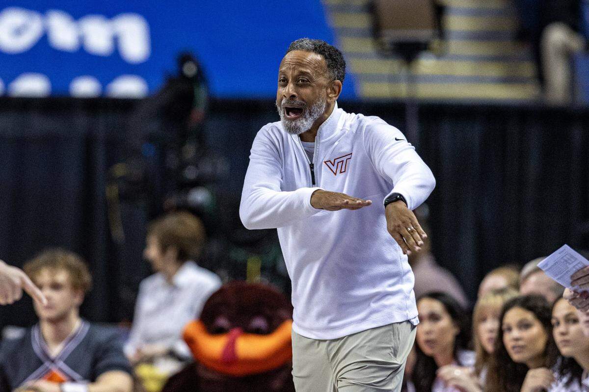Kenny Brooks went 180-82 in eight seasons (2016 through 2024) at Virginia Tech and 337-122 in 14 seasons (2002 through 2014) at James Madison.