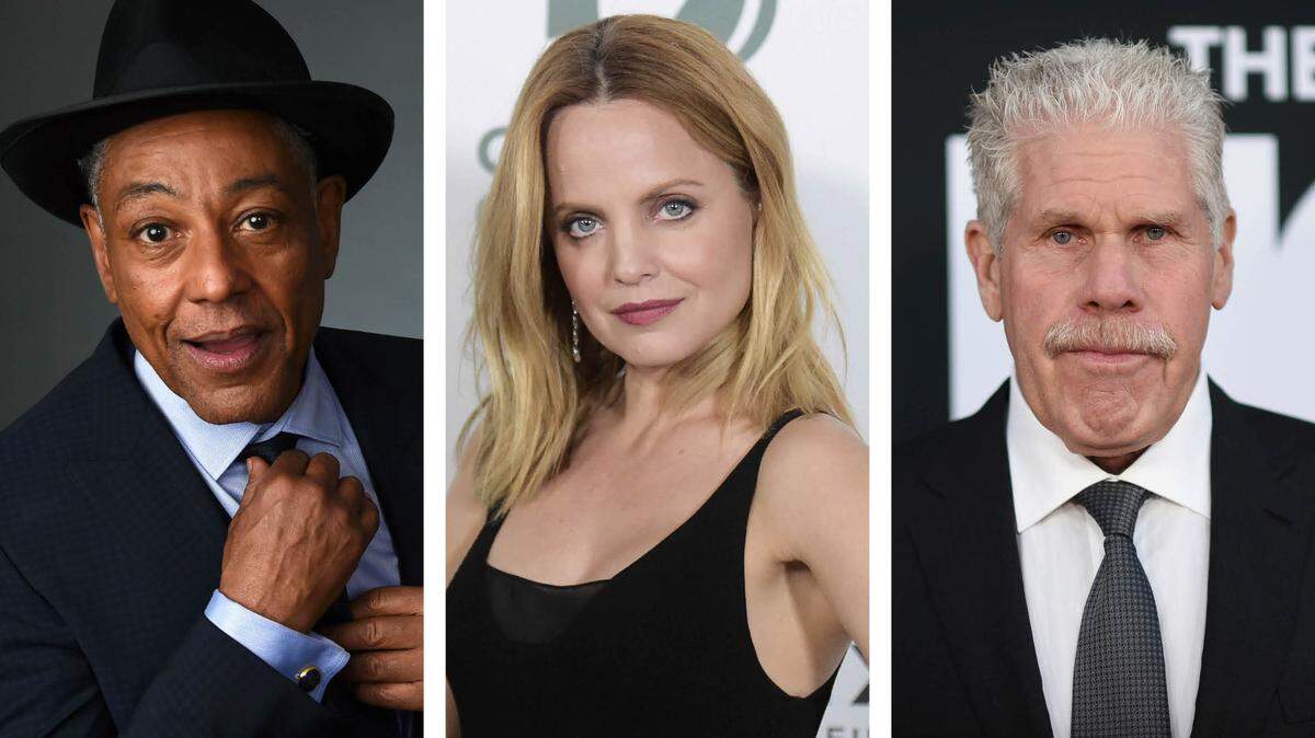 From left, Giancarlo Esposito, Mena Suvari and Ron Perlman will be making appearances at Lexington Comic Con.