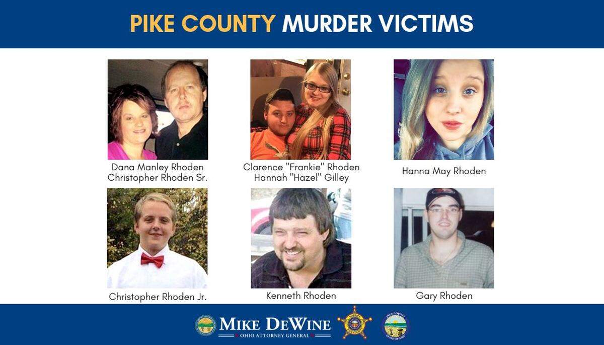 The Rhoden family of eight was killed April 22,2016 by gunfire at point-blank range, according to media reports.