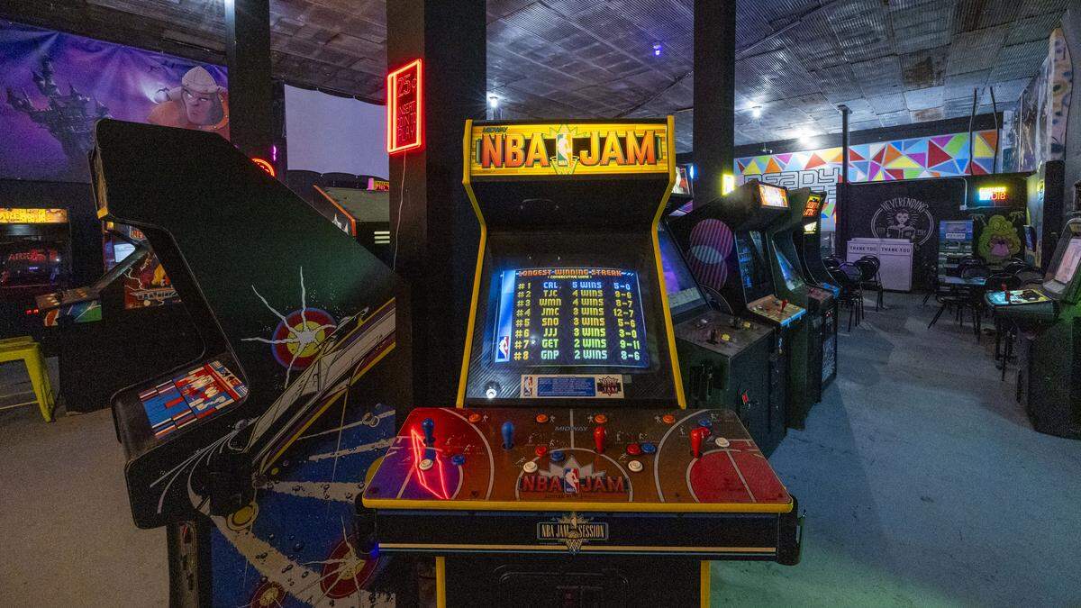 Most of the classic arcade games at Retro Social Freeplay Arcade are from the 1980s and ‘90s. “It kind of brings the kid out of you, and we like to see that,” said co-owner Kerry Azbill. The owners say they plan to bring tournaments and pinball machines to the new Frankfort retro arcade.