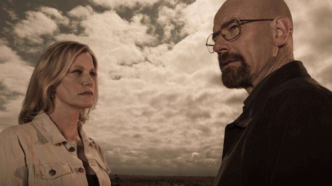 Anna Gunn plays Skyler White opposite Bryan Cranston as Walter White in Breaking Bad, which is winding up its five-season run on AMC.
