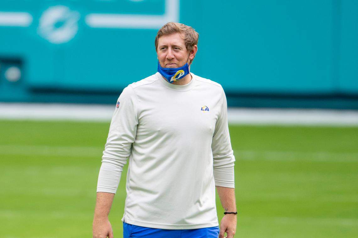 Los Angeles Rams assistant quarterbacks coach Liam Coen is Kentucky’s new offensive coordinator.