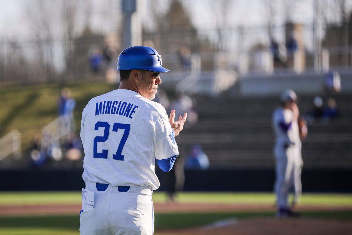 Nick Mingione ranks second in winning percentage (.590) among UK baseball coaches with at least 100 games coached.