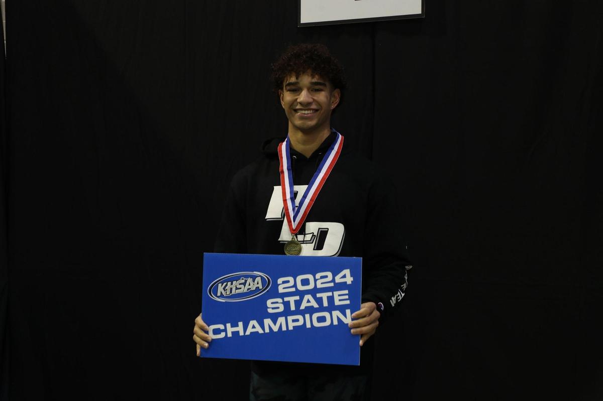 Florida State commit Seneca Oddo tied the KHSAA state record for the boys 50-yard freestyle with a time of 19.93 seconds.