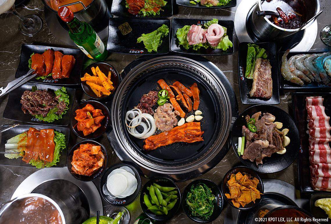 KPOT Korean BBQ & Hot Pot lets a table of diners decide what they want to cook and eat together. The style of cuisine is very popular in Asian and has been picking up new fans in the U.S. as well. The restaurant opened in Lexington in October.