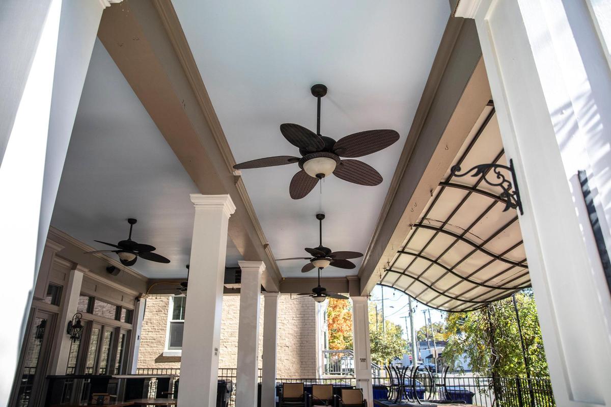 Distilled, at 157 Jefferson St. has a large outdoor patio.