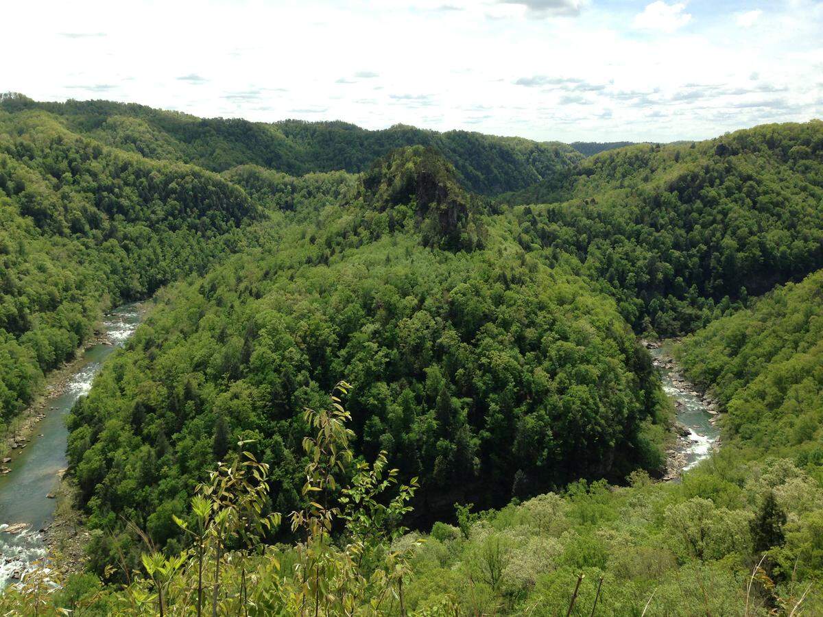 The Towers is one of the most well known geologic features in Breaks Interstate Park.