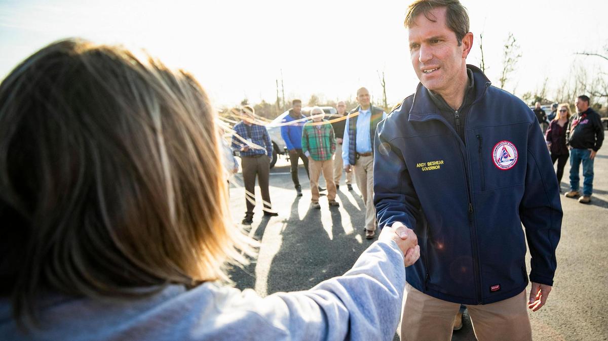 Beshear saw his highest approval rating in the Metro Louisville area, where 69% approved of his job performance and only 22% disapproved.