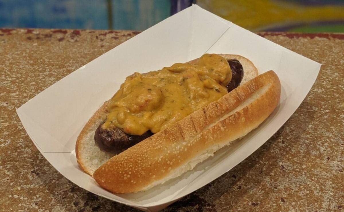 Bourbon ‘n’ Toulouse’s “Cajun hot dog” with andouille sausage, Southwest etouffee and crawfish, is already its most popular item at the Kroger Field concession stand. For the Florida game on Saturday, it’s kicking it up a notch with alligator sausage straight from Louisiana.