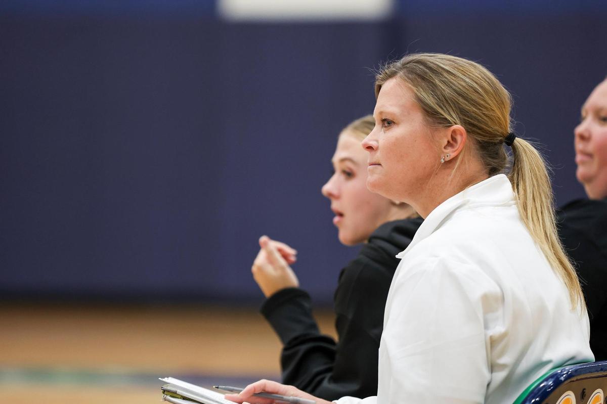 Paul Laurence Dunbar volleyball head coach Jennifer Morgan was named 2023 KVCA coach of the year.