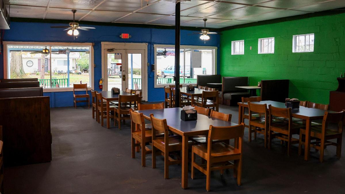 JJ burgers and fries is located in a building that was a longtime grocery store for the unincorporated community of Athens in southern Fayette County. Most recently it has been a number of restaurants.