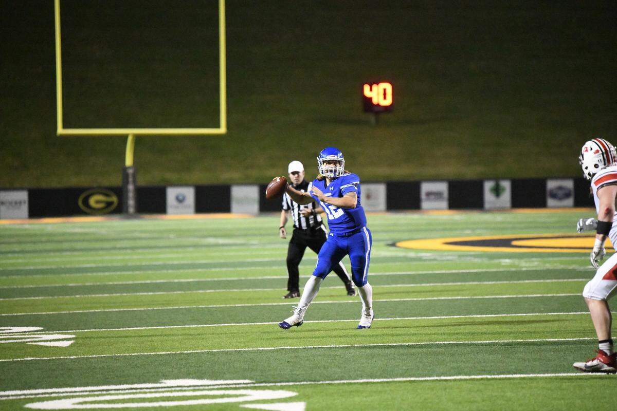 Lindsey Wilson senior starting quarterback Cameron Dukes will use the free year of eligibility granted by the NAIA due to the coronavirus to return and lead the Blue Raiders this fall in their bid for a second straight national championship.