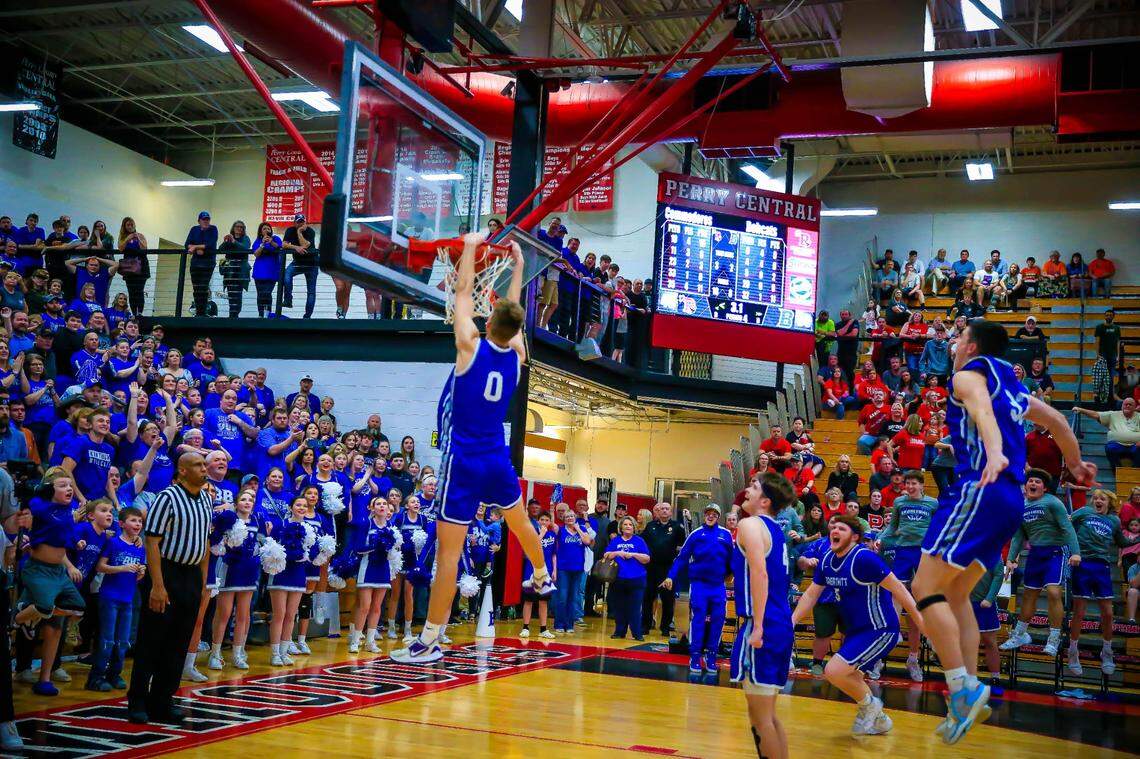 Breathitt County senior big man Christian Collins is averaging 14.6 points and 9.4 rebounds. The 14th Region champion Bobcats will face 7th Region champ Male on Thursday in the Boys’ Sweet 16.