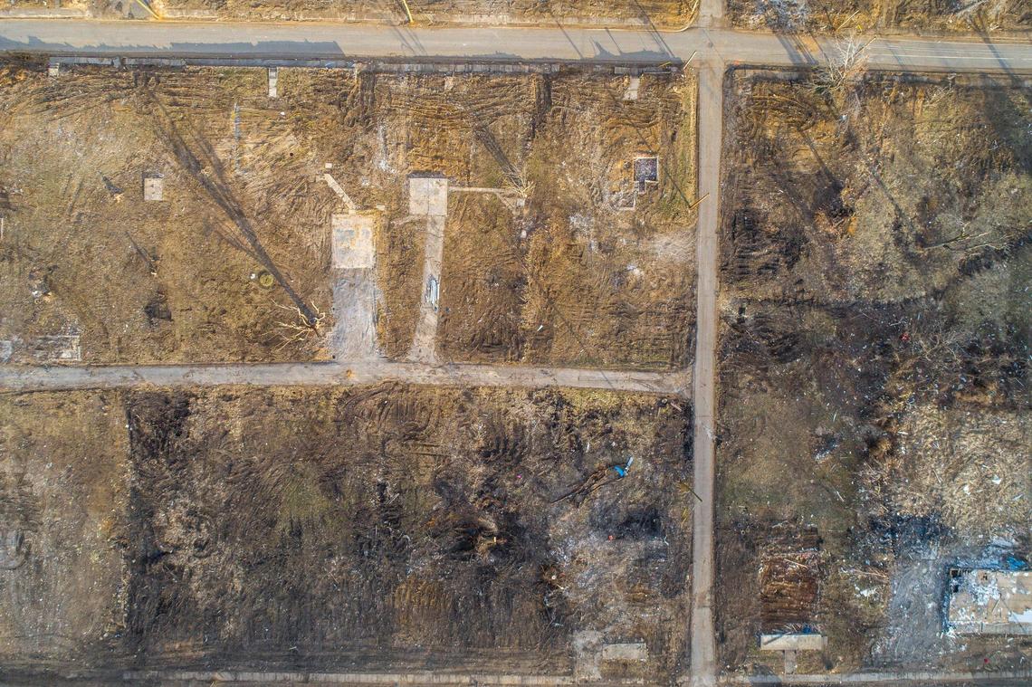 Geneva Adamson home in Dawson Springs, Ky., was destroyed during the Dec. 10, 2021, historic quad-state tornadoes that scoured a path of destruction nearly 200 miles, most of which was in Kentucky, Adamson and her grand son were sucked out of the home and flung into the air.