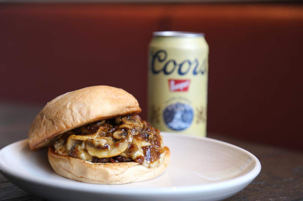 For 2020 Lexington Burger Week, Zim’s Cafe will offer The BMG Burger, topped with gorgonzola cream and mushroom-bacon jam.