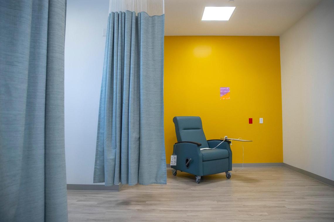 A corner at at Planned Parenthood in Louisville where patients are monitored after they get abortions.