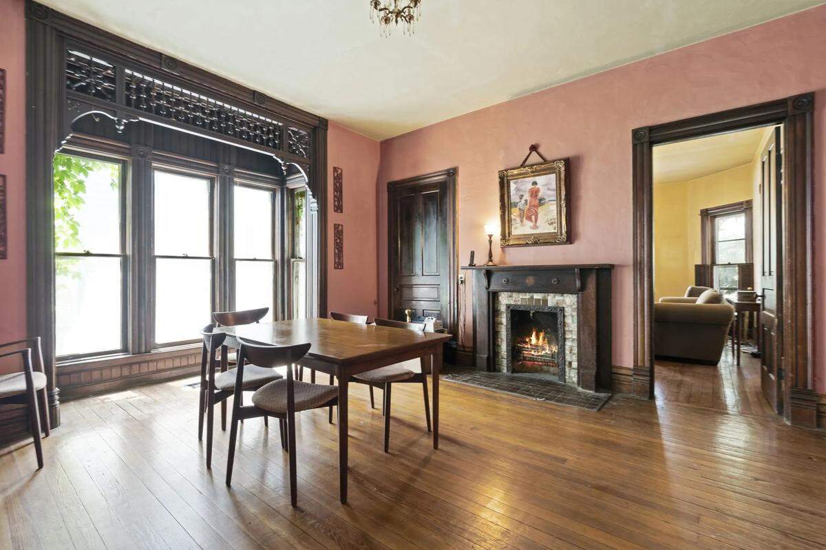 A view of the dining room at 348 Merino Street. Photos used with permission from seller’s agent Bradford Queen.