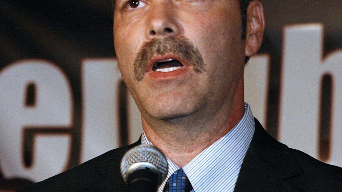 Republican candidate for Lt. Governor, Richie Farmer, gave his concession speech on Tuesday, Nov. 8, 2011 at Griffin Gate Marriott Resort and Spa in Lexington, Ky.  Photo by David Perry | Staff

