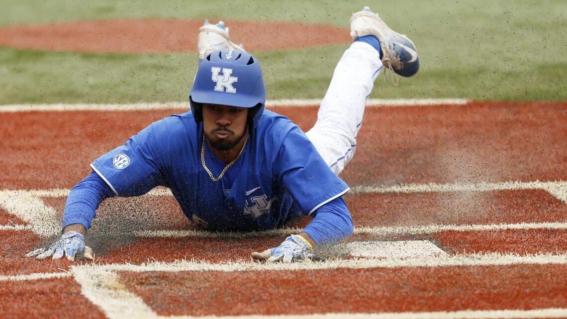 Former UK baseball outfielder Tristan Pompey tweeted on Friday that he'll be joining the Miami Marlins' Single-A affiliate Greensboro Grasshoppers for their game against the Lexington legends in Whitaker Bank Ballpark on Saturday.