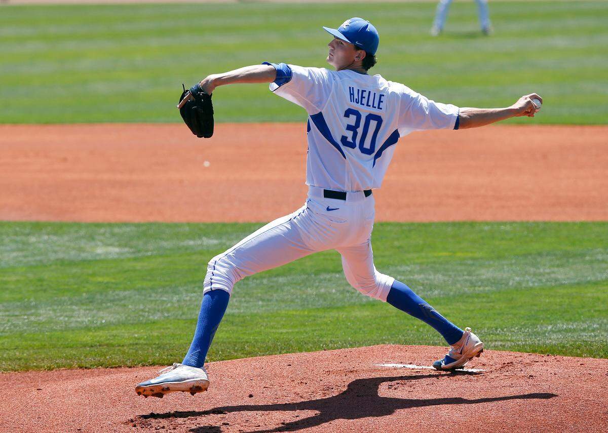 Sean Hjelle was named Southeastern Conference Pitcher of the Year in 2017.