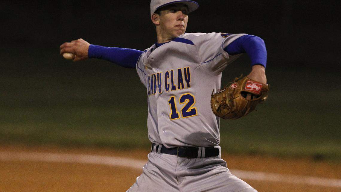 Henry Clay senior Walker Buehler has a 30 ACT score and a 94 mph heater. He will face Scott County in the districts on Monday.