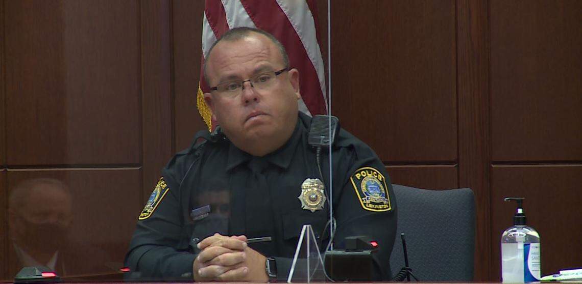 Lexington police officer Brandon Muravchick testified Wednesday during Jacob Heil’s trial. Muravchick said he determined Heil was intoxicated. Heil's car struck  4-year-old Marco Shemwell who died two days later..