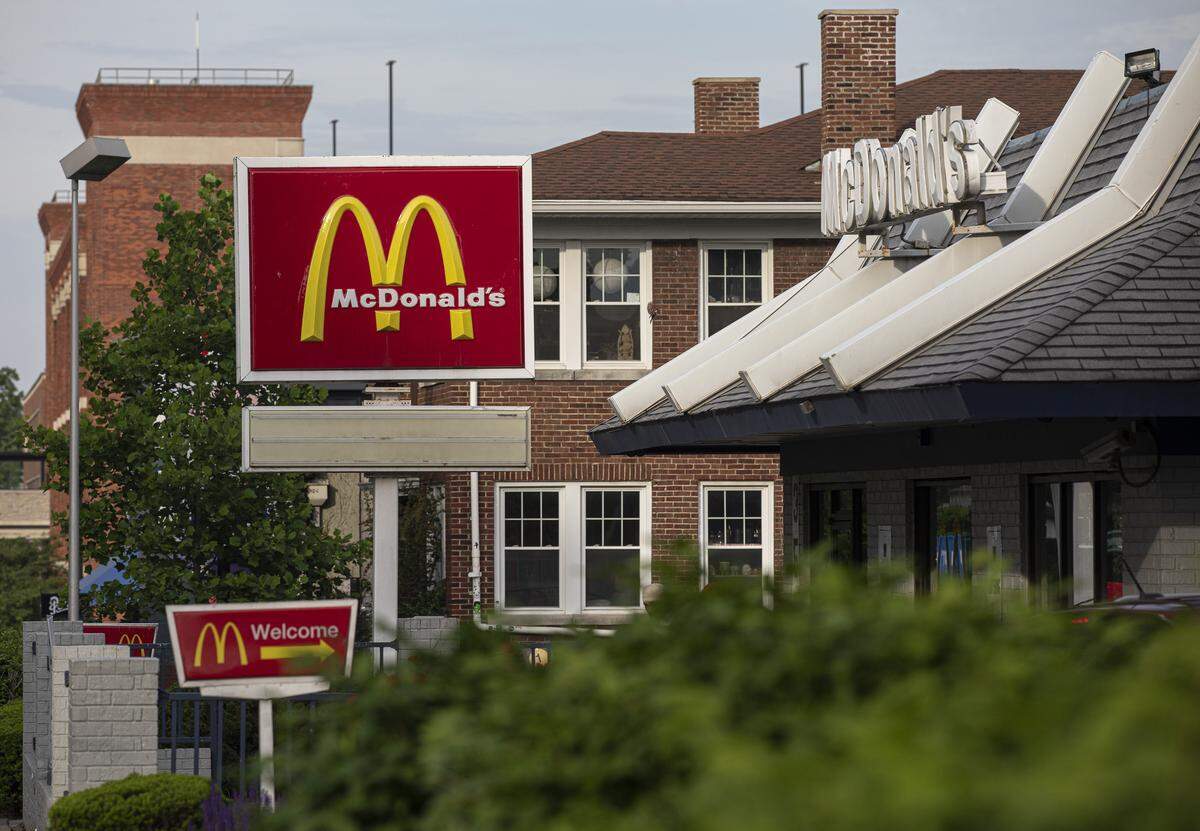 The McDonald’s location at 357 South Limestone is across the street from the University of Kentucky campus.