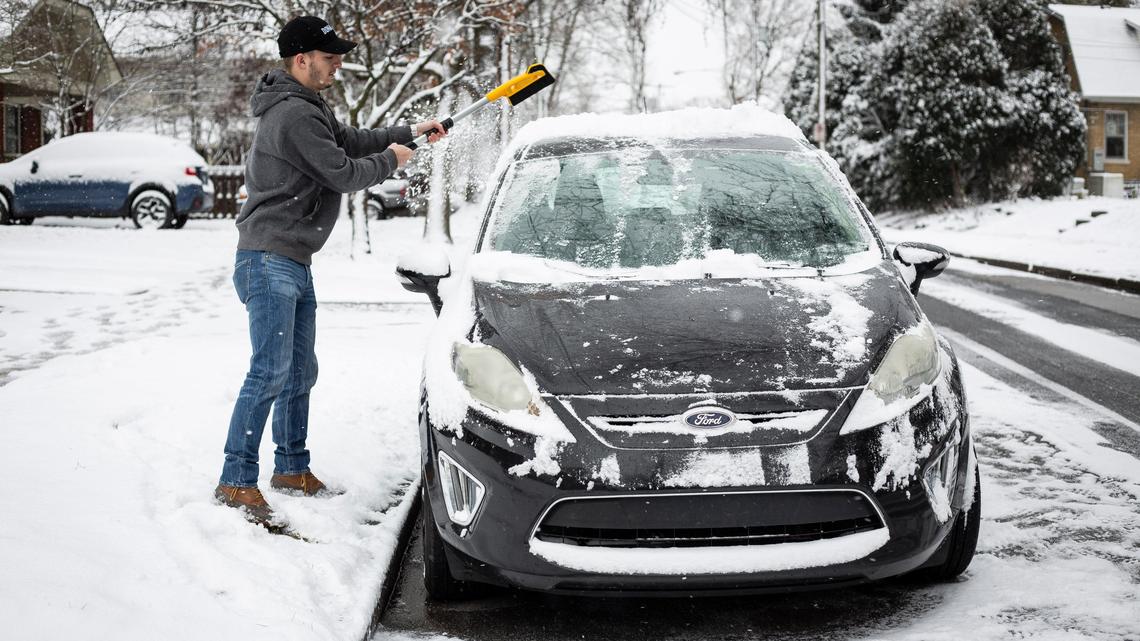 Can you be ticketed for driving with snow or ice on your car in Kentucky? We asked police