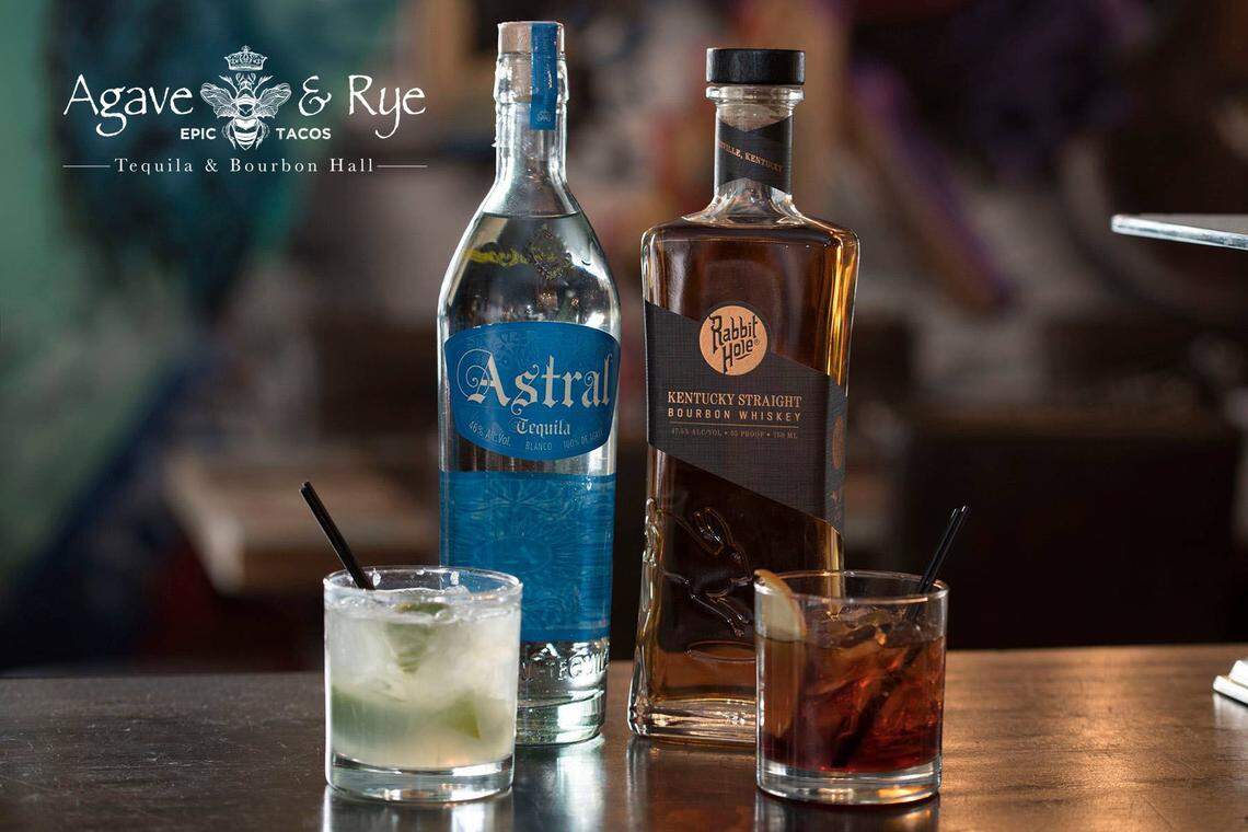Agave & Rye will offer a bar lineup of, what else?, tequila and bourbon when it opens in June.