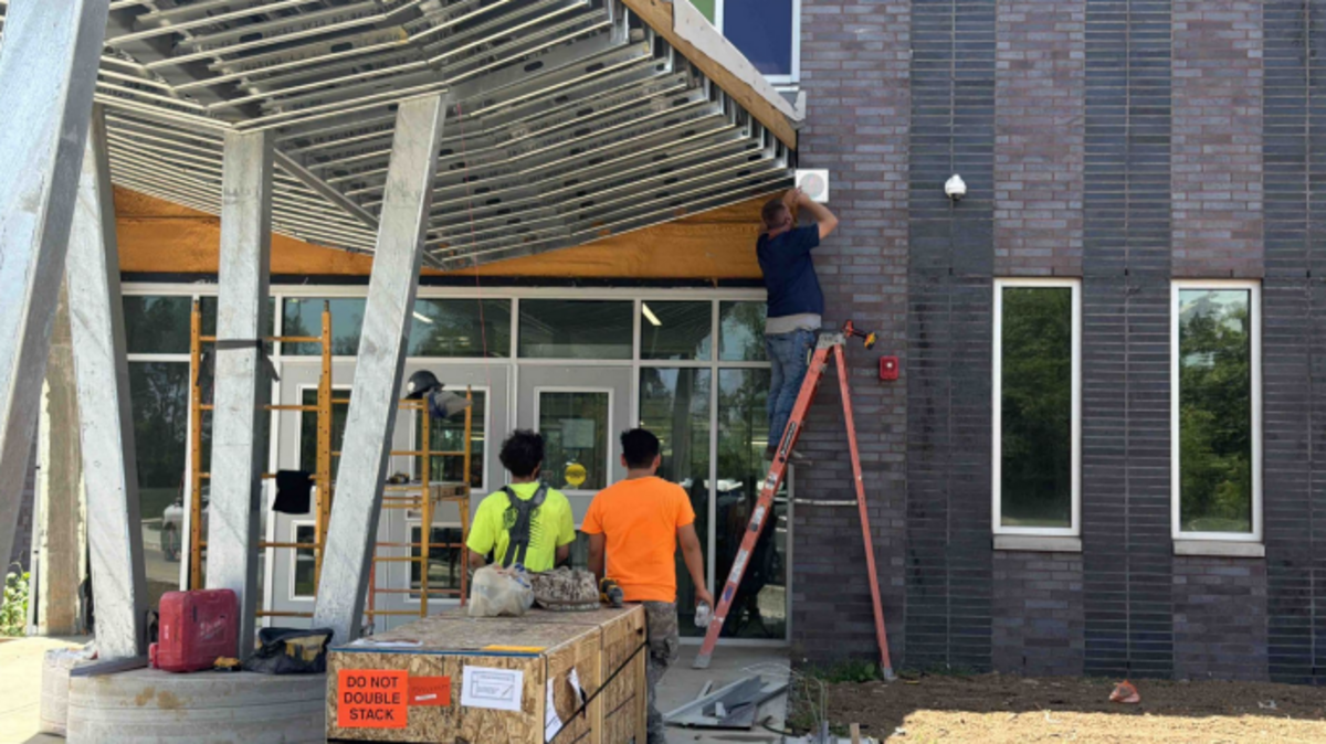 Construction on the Rise STEM Academy in Fayette County is well underway.