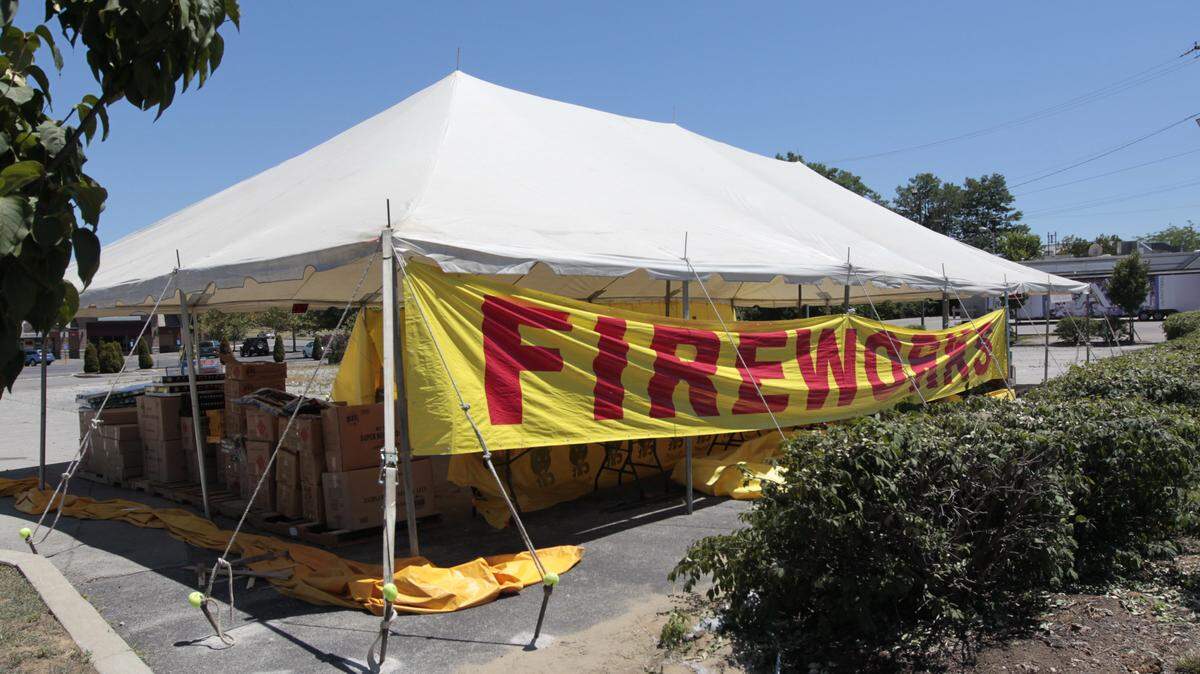 About 45 stands in Lexington were selling fireworks this season.