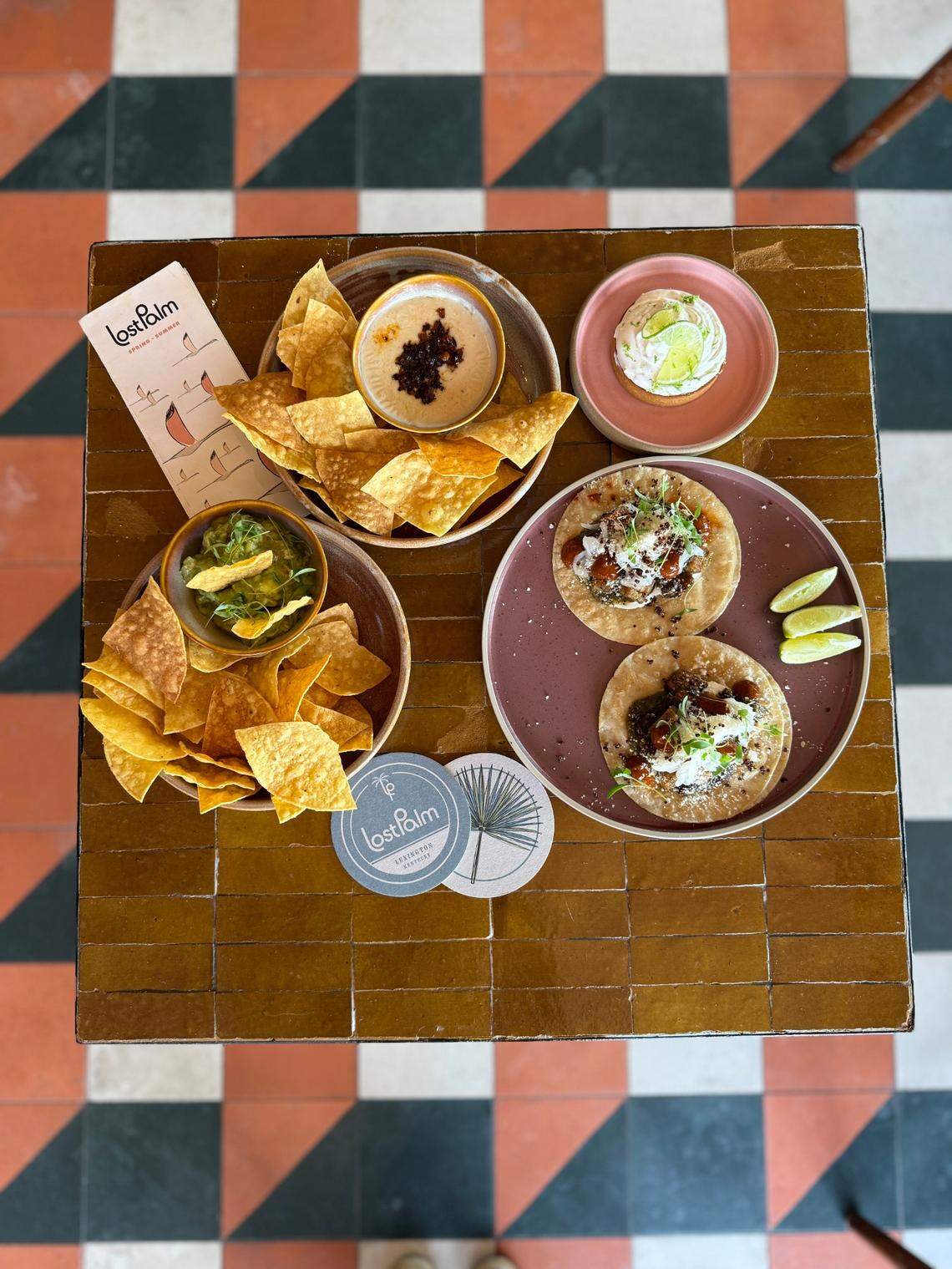 Lost Palm will participate in Lexington Restaurant Week from July 17-27, including chips with guacamole or queso, a choice of two tacos and key lime pie.