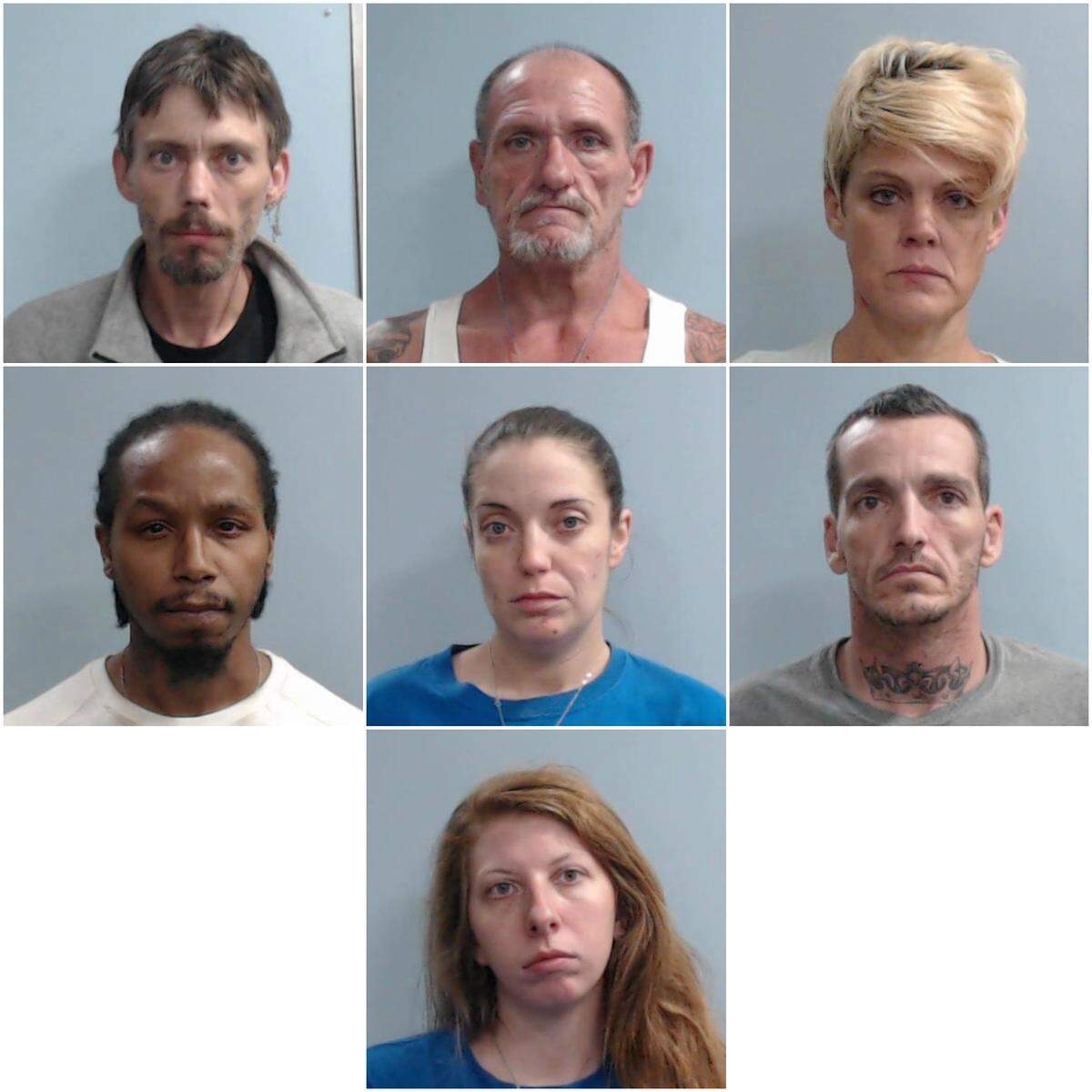 Seven people were arrested for drug trafficking at the Days Motel this week.