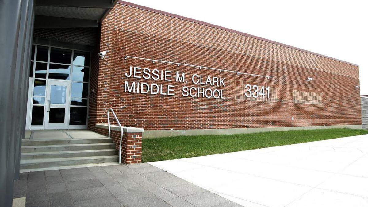 Jessie M. Clark Middle School taken on Monday, July 19, 2016 located at 3341 Clays Mill Rd, Lexington, KY.