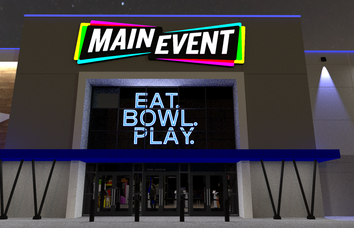 Main Event Entertainment will open in Lexington next to South Park shopping Center near the intersection of Nicholasville and New Circle Roads.