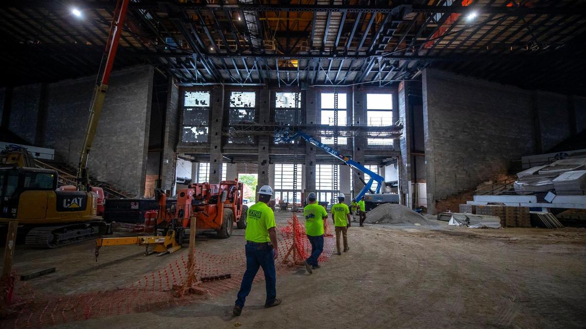 Memorial Coliseum gutted. Take a look inside UK’s $82 million fixer upper as work progresses.