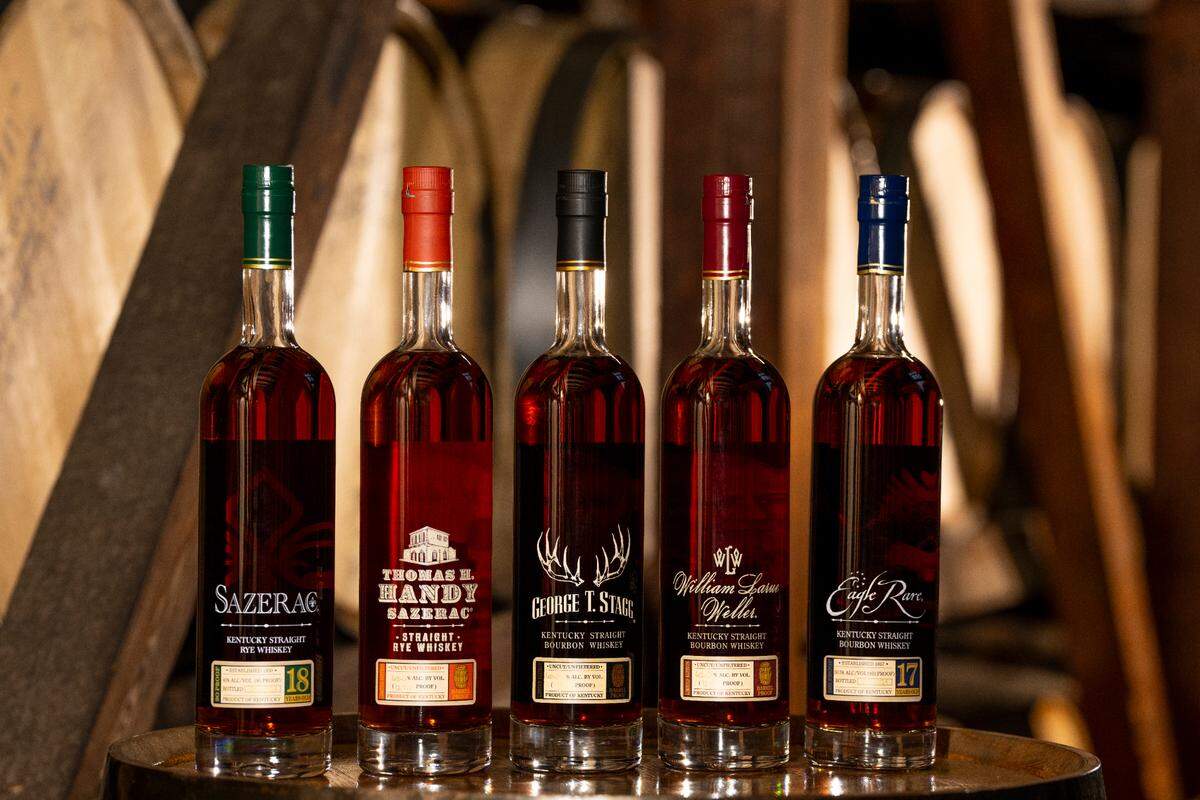 The 2024 Buffalo Trace Antique Collection is hitting shelves nationally. This collection of rare bourbons and whiskeys includes Eagle Rare17-Year-Old Bourbon, George T. Stagg Bourbon, Thomas H. Handy Sazerac Straight Rye Whiskey, Sazerac 18-Year-Old Kentucky Straight Rye Whiskey, and William Larue Weller Bourbon.