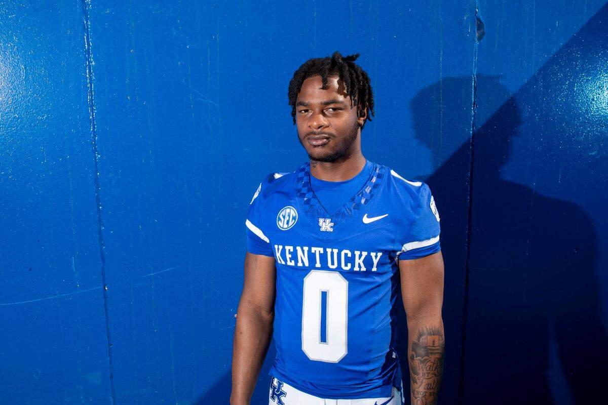 Running back Demie Sumo-Karngbaye (0) transferred to Kentucky this offseason from North Carolina State.