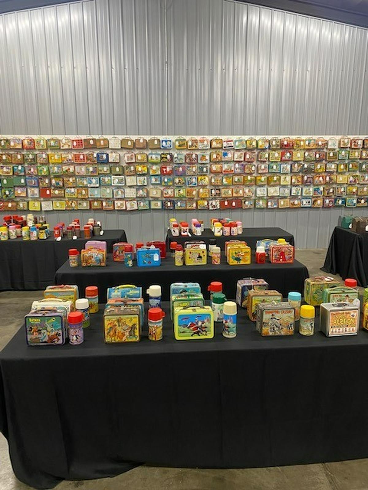 Caswell Prewitt Realty in Mount Sterling is offering a collection of more than 500 vintage lunchboxes for sale. It has drawn interest from fans all over.